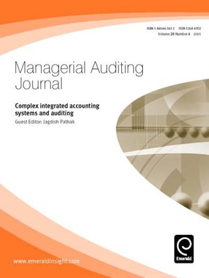 cover image of Managerial Auditing Journal, Volume 20, Issue 6